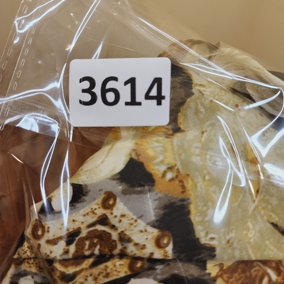 ASHLEY STEWART black and yellow Formal Silky Top fits XL - Picture 7 of 7